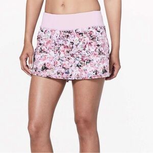 Lululemon Pace Rival Skirt | Blossom Spritz Multi / Pink Chalk